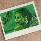 Serene - Painted Polaroid