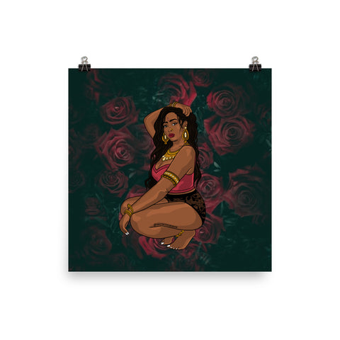 Bed of Roses - Matte Poster Print