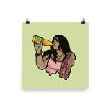Sippin’ Swad Sis - Glossy Poster Print