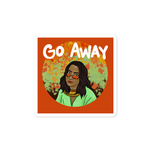 Go Away - Stickers